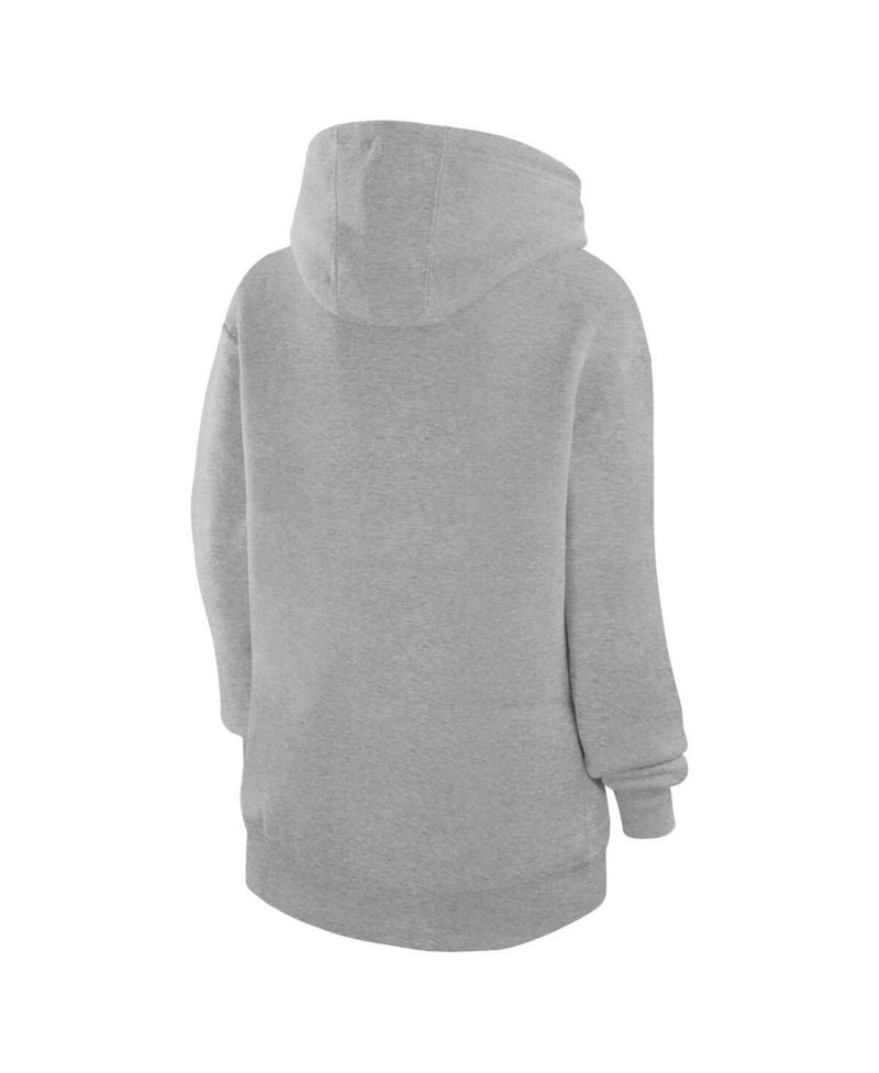 Women's Heather Gray Tampa Bay Lightning City Graphic Fleece Pullover Hoodie