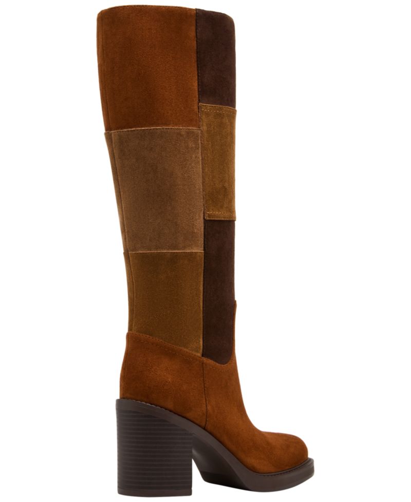 Women's Charity Patchwork Tall Platform Boots