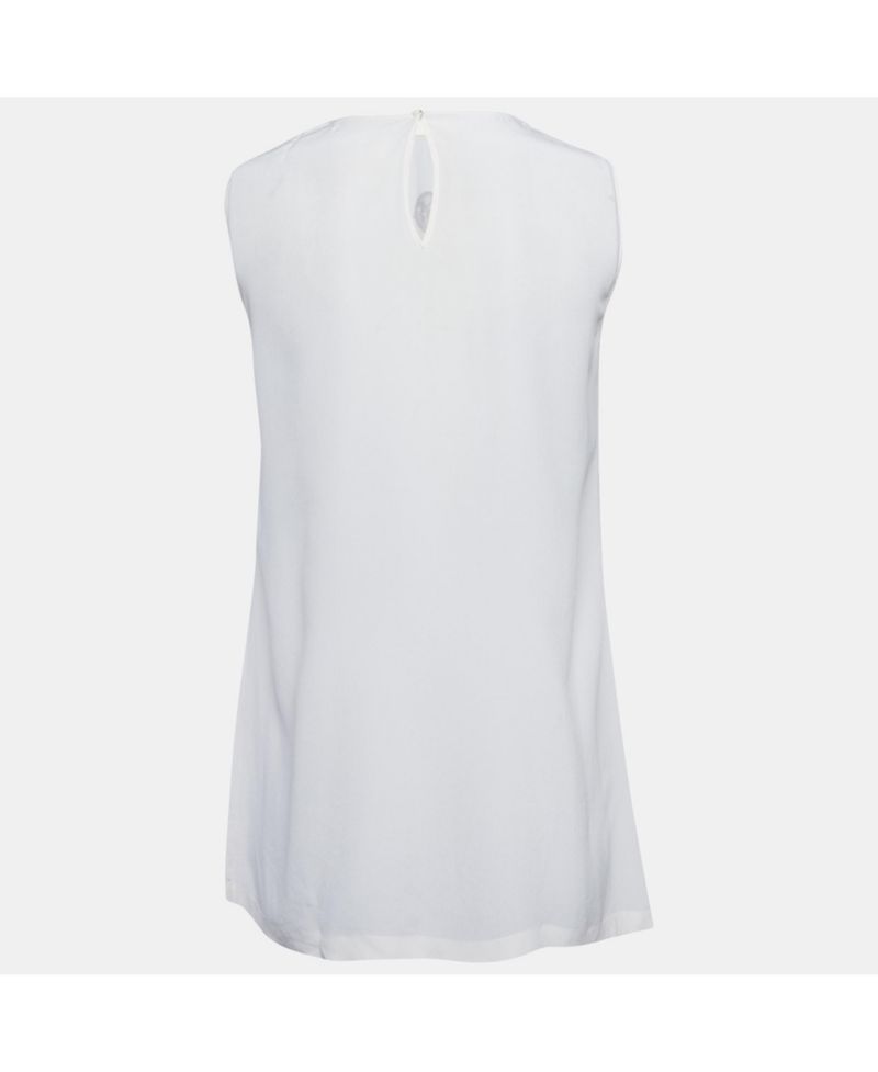 Women's Cream I Love Italy Silk Top