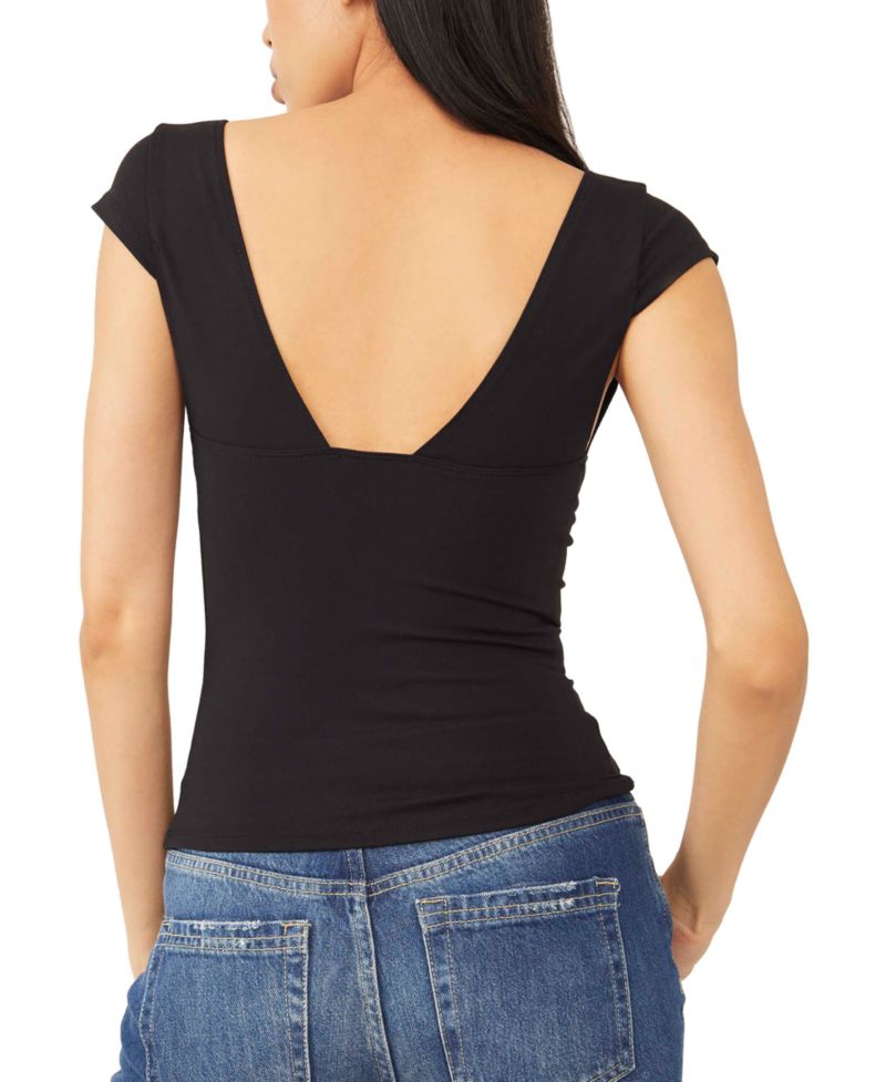 Women's Cap-Sleeve Corset Camisole