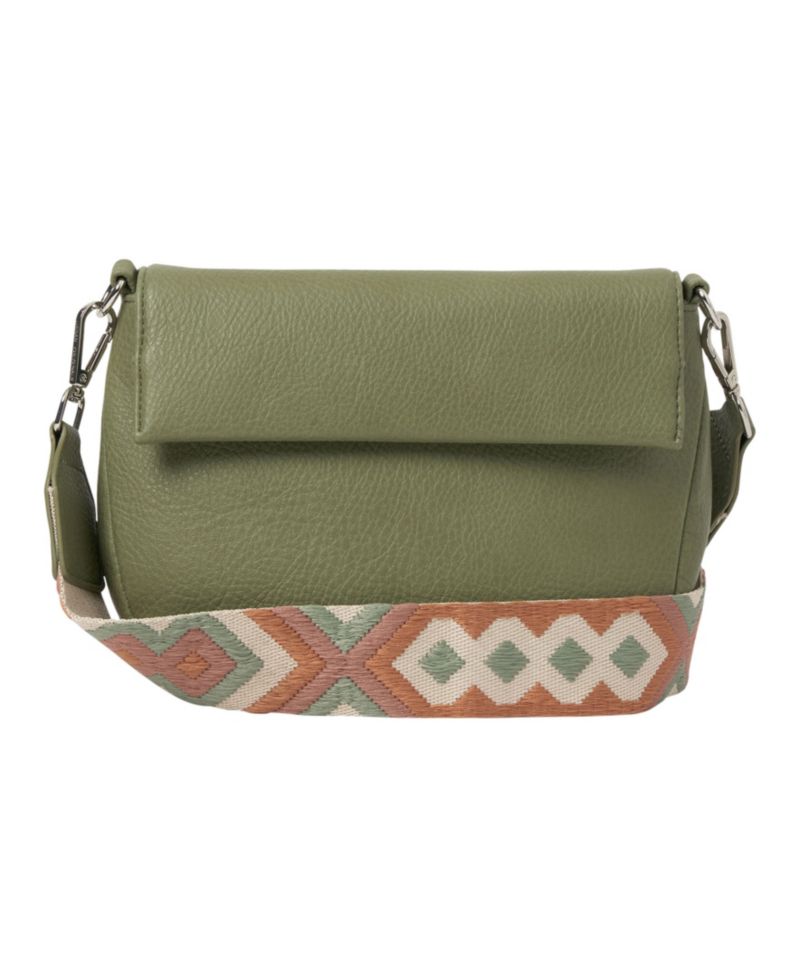 Realism Faux Leather Crossbody Bag