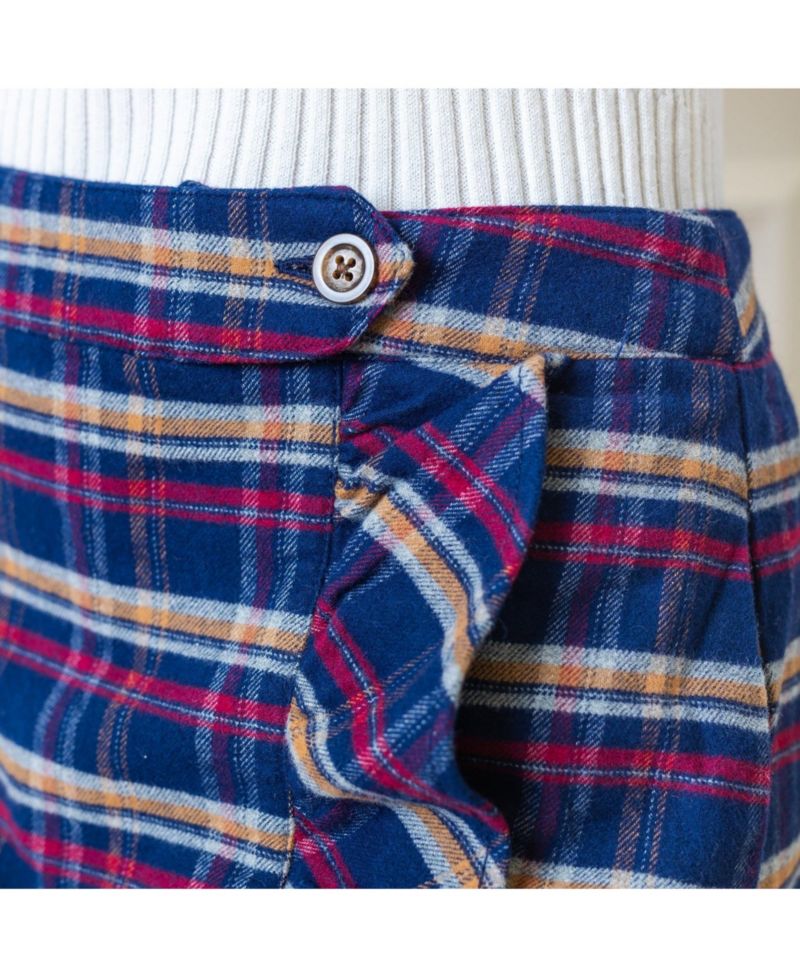 Women's Hope and Henry Flannel Ruffle Skirt