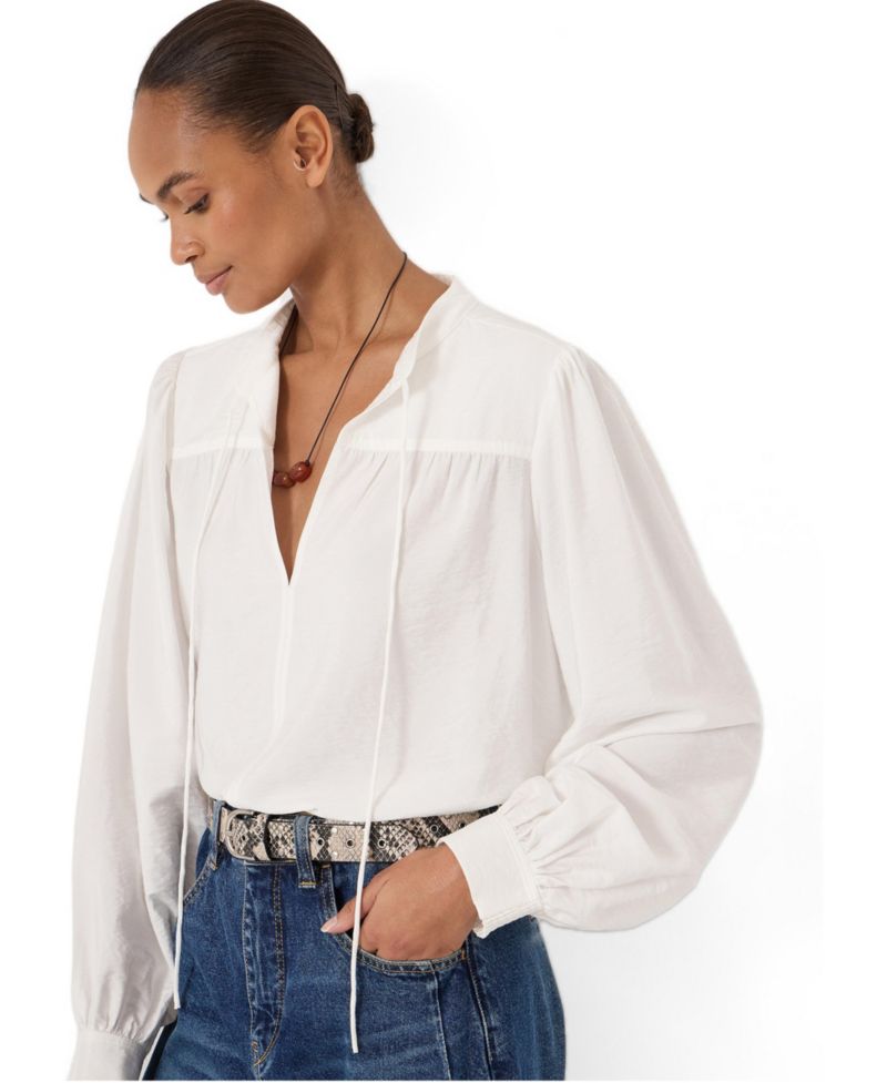 Women's Harlow Tie Front Detail Blouse