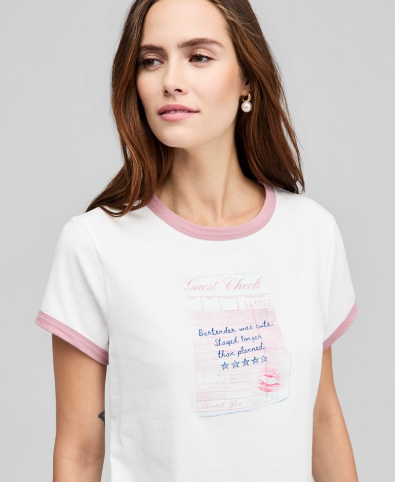Women's Graphic Ringer T-Shirt