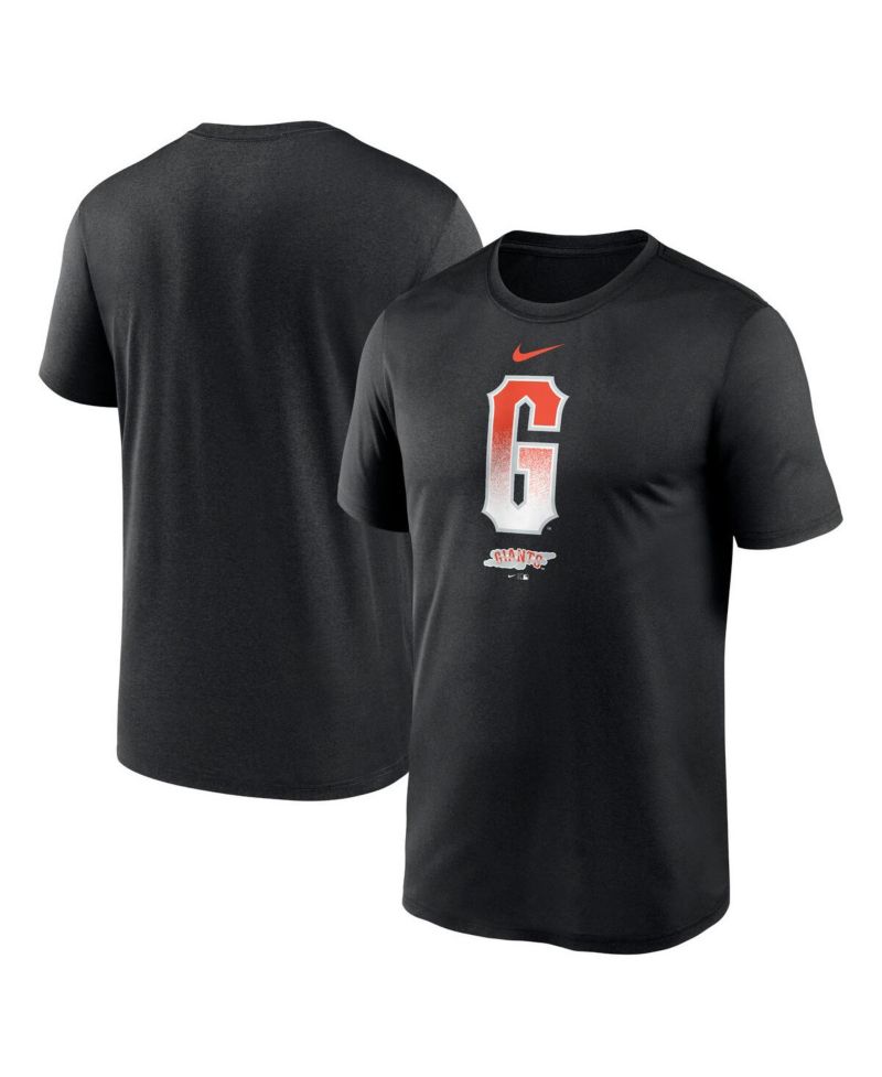 Men's Black San Francisco Giants City Connect Logo T-shirt
