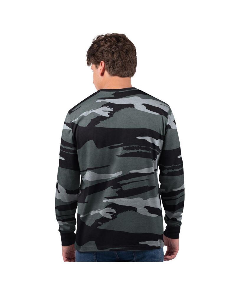 Men's Gray Las Vegas Raiders Thursday Night Gridiron Long Sleeve T-Shirt