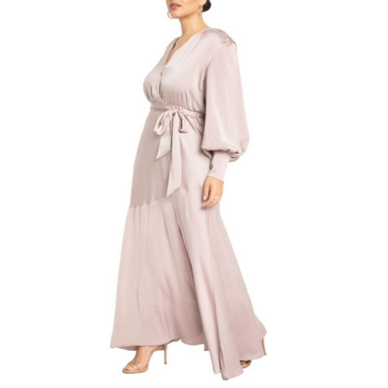 Women's Satin Maxi Dress