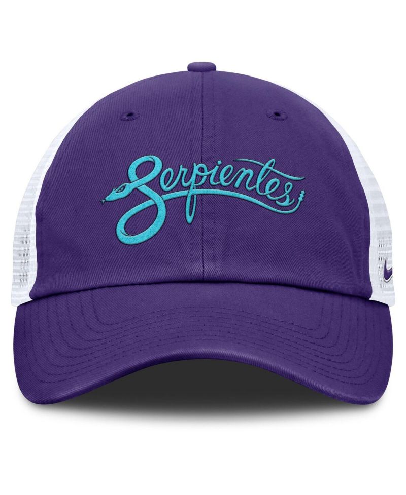 Men's and Women's Purple/White Arizona Diamondbacks 2025 City Connect Club Trucker Adjustable Hat