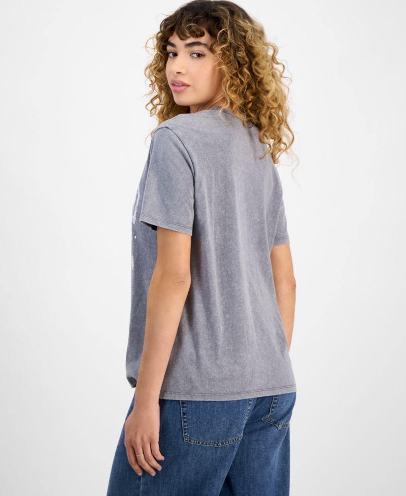 Juniors' Pink Floyd Graphic-Print Tee