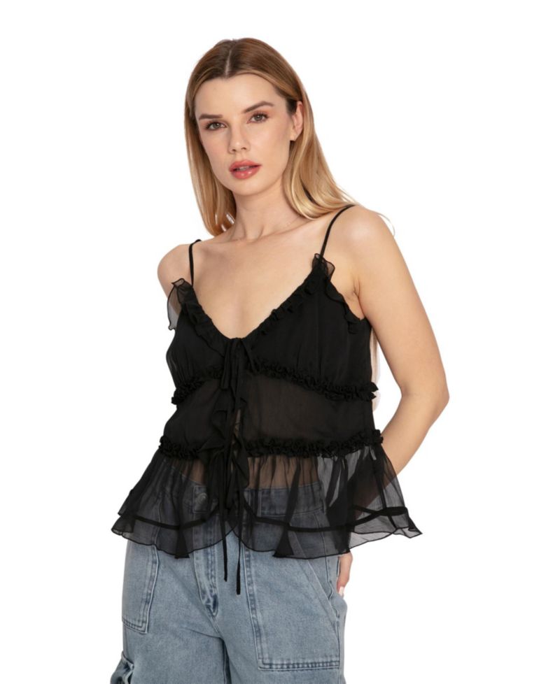 Women's Heart Of Glass Chiffon Cami