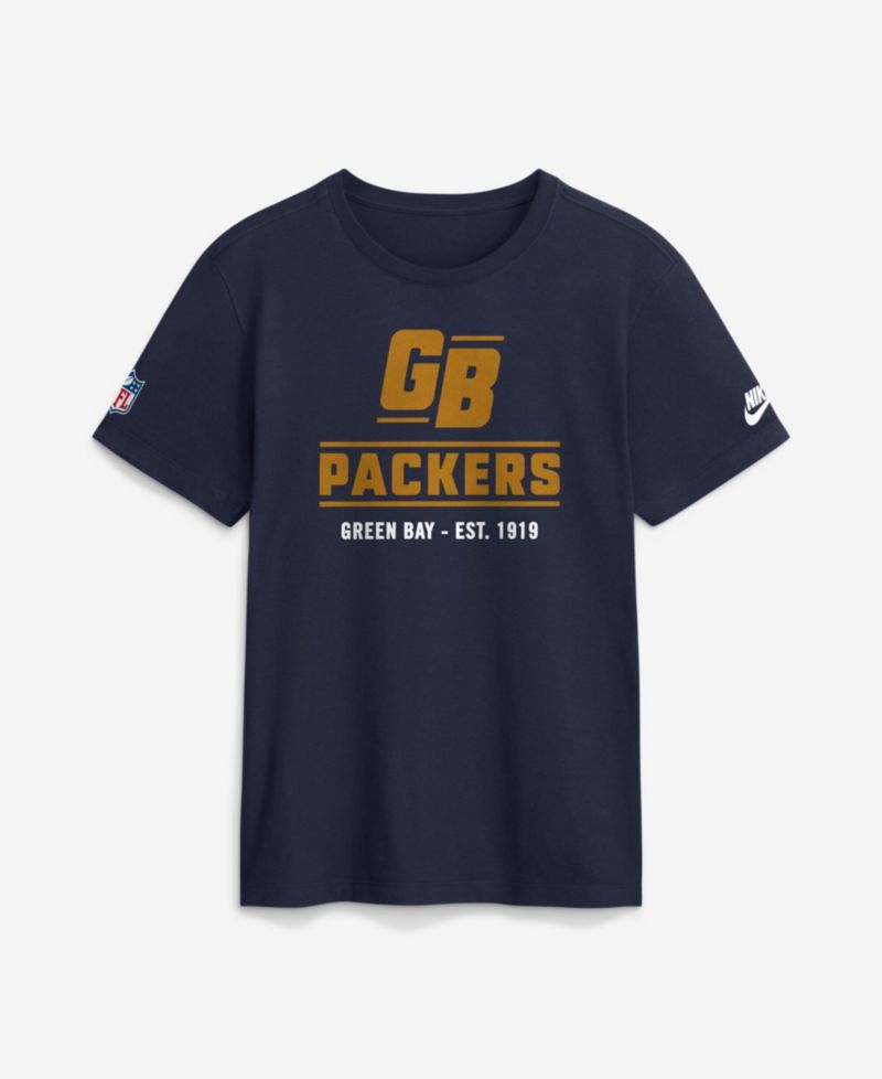 Men's Navy Green Bay Packers Sideline Alternate Final Sprint Dri-FIT T-Shirt