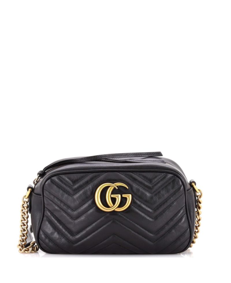 Small GG Marmont Shoulder Bag Matelasse Leather