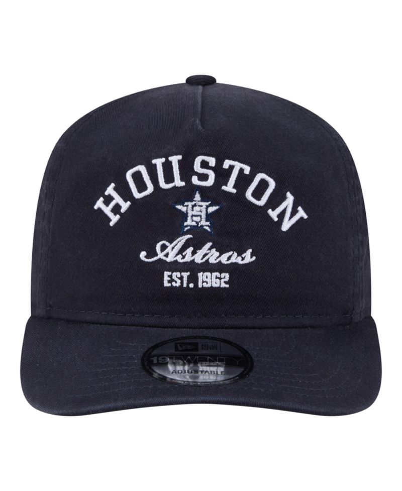 Men's Navy Houston Astros Stacked 19TWENTY Adjustable Hat