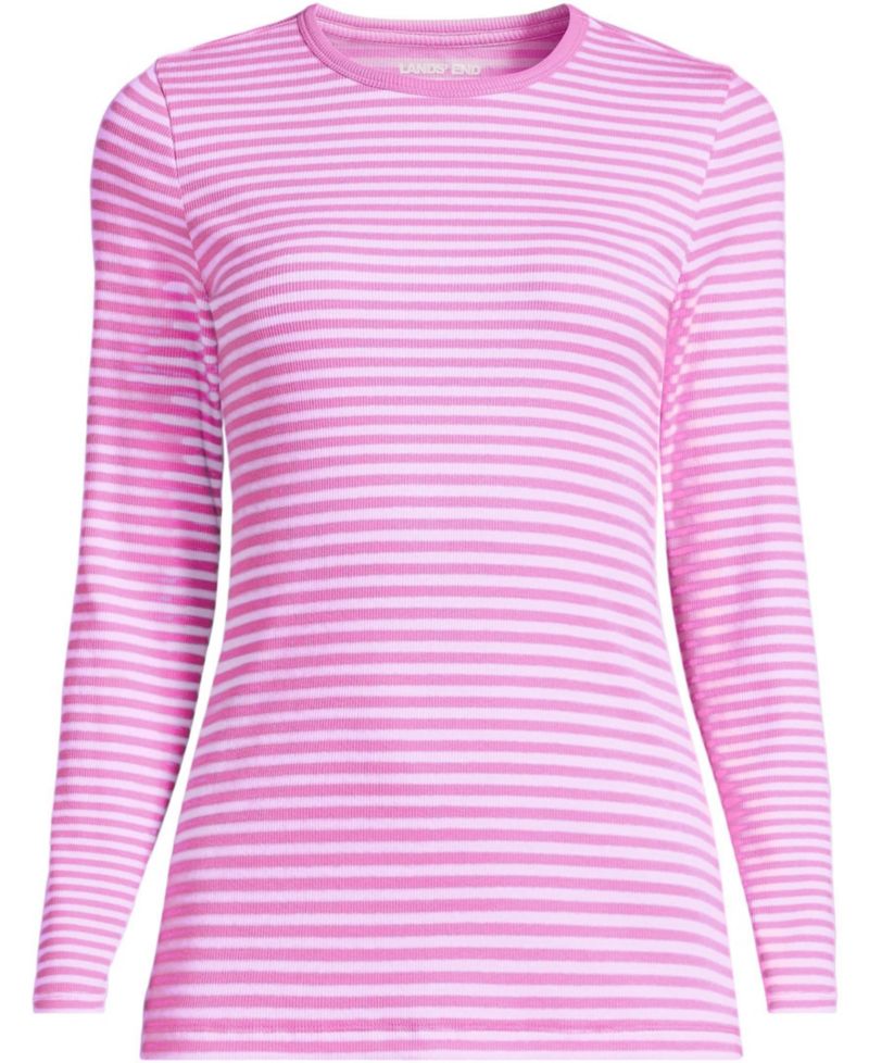 Women's Long Sleeve Micro Rib T-Shirt