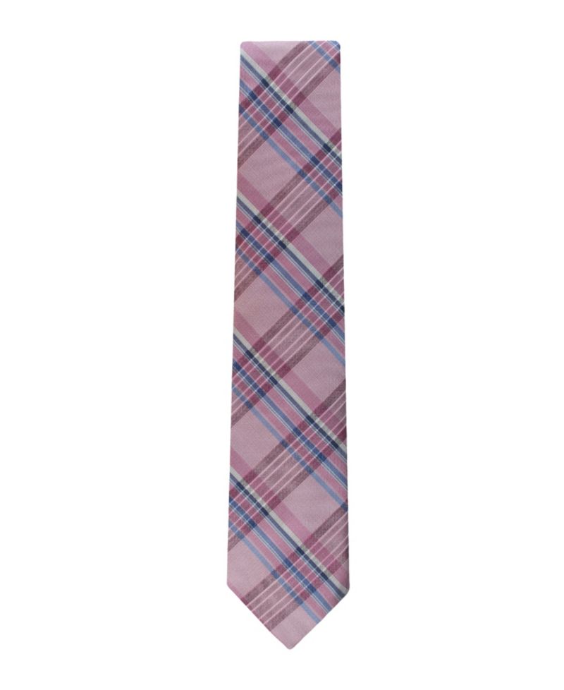 Men's Plaid Pattern Tie