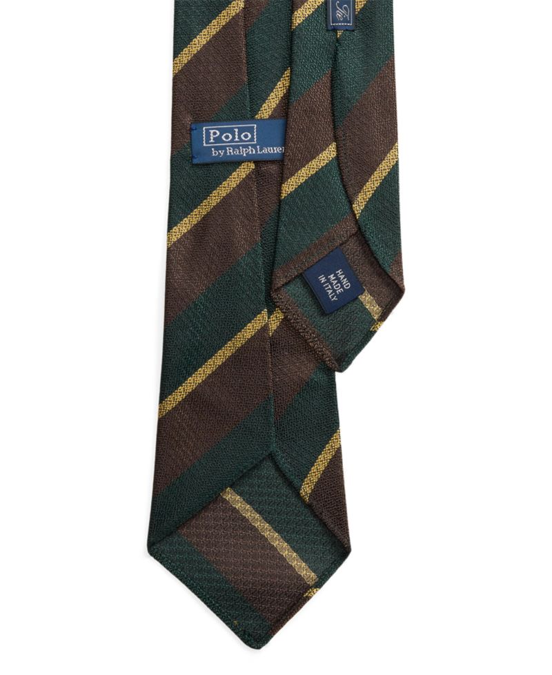 Men's Vintage-Inspired Striped Silk Tie