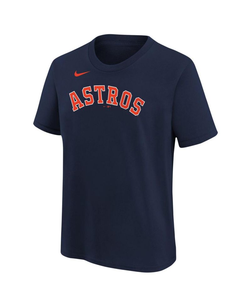 Big Boys and Girls Framber Valdez Navy Houston Astros Name & Number T-Shirt