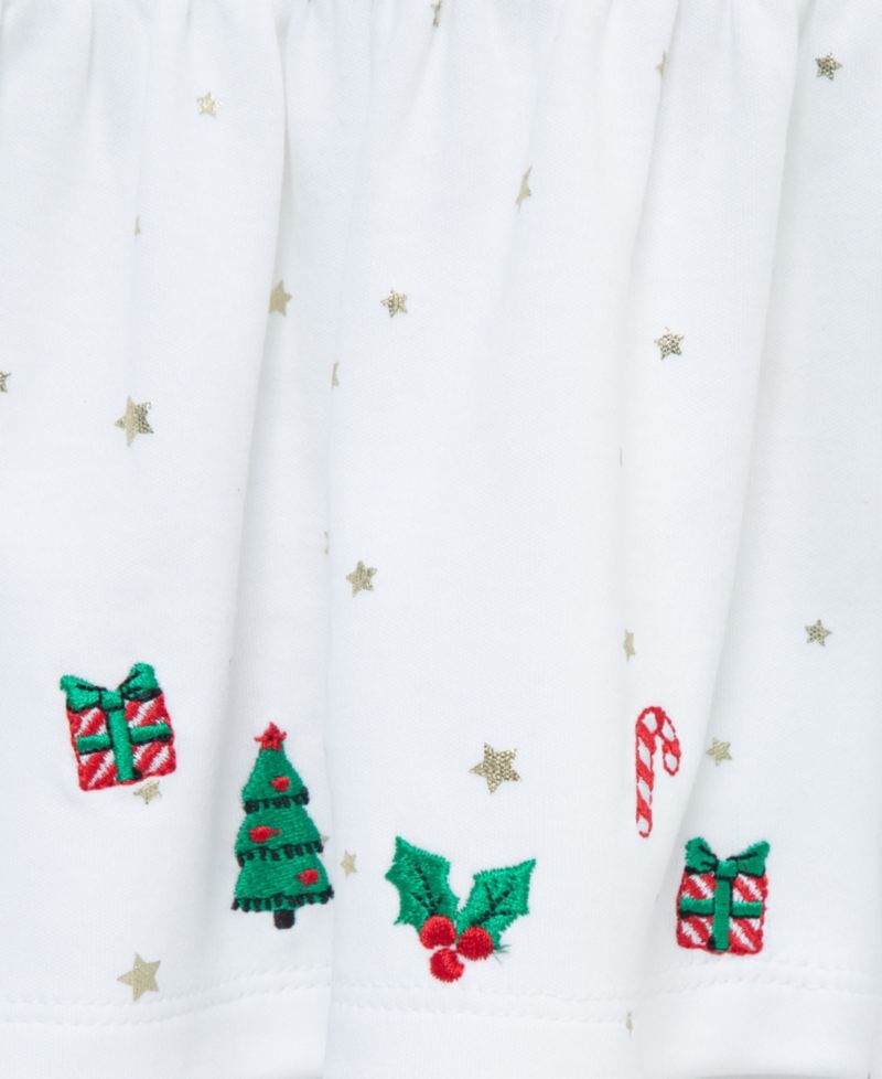 Baby Girls' Merry Embroidered Tunic Top, Pants and Headband, 3-Piece Set