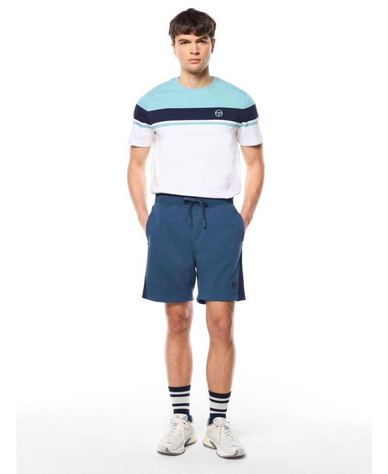 Men's Contrast Color-Block Regular-Fit Pannello Short, 6" Inseam