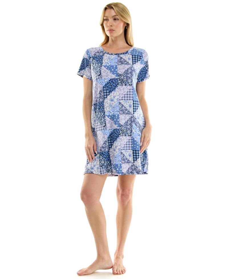 Women's Short-Sleeve Sleep Shirt