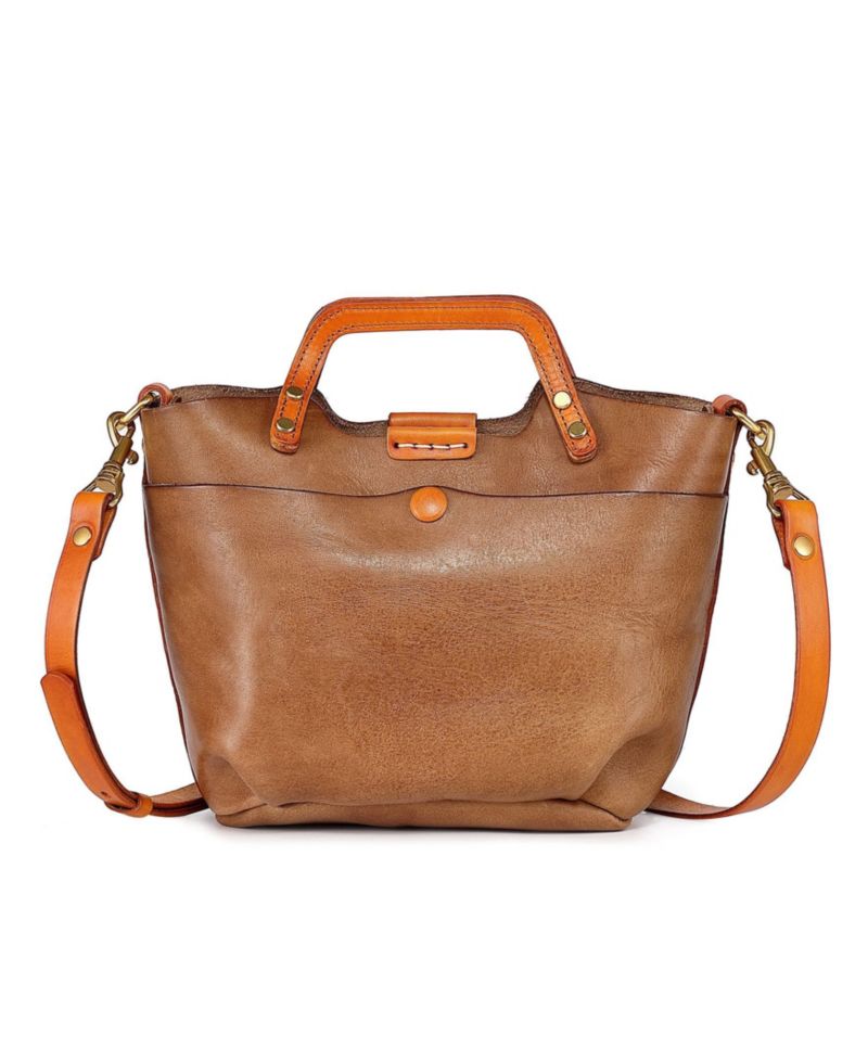 Women's Genuine Leather Sprout Land Mini Tote Bag