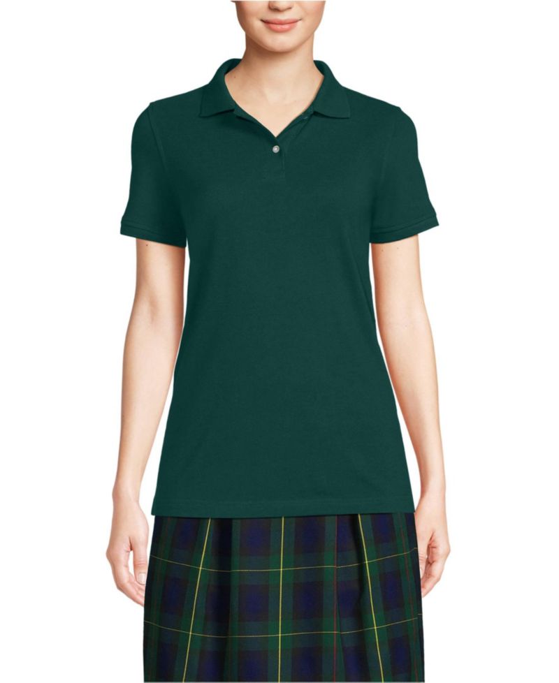 Women's Short Sleeve Mesh Polo Shirt