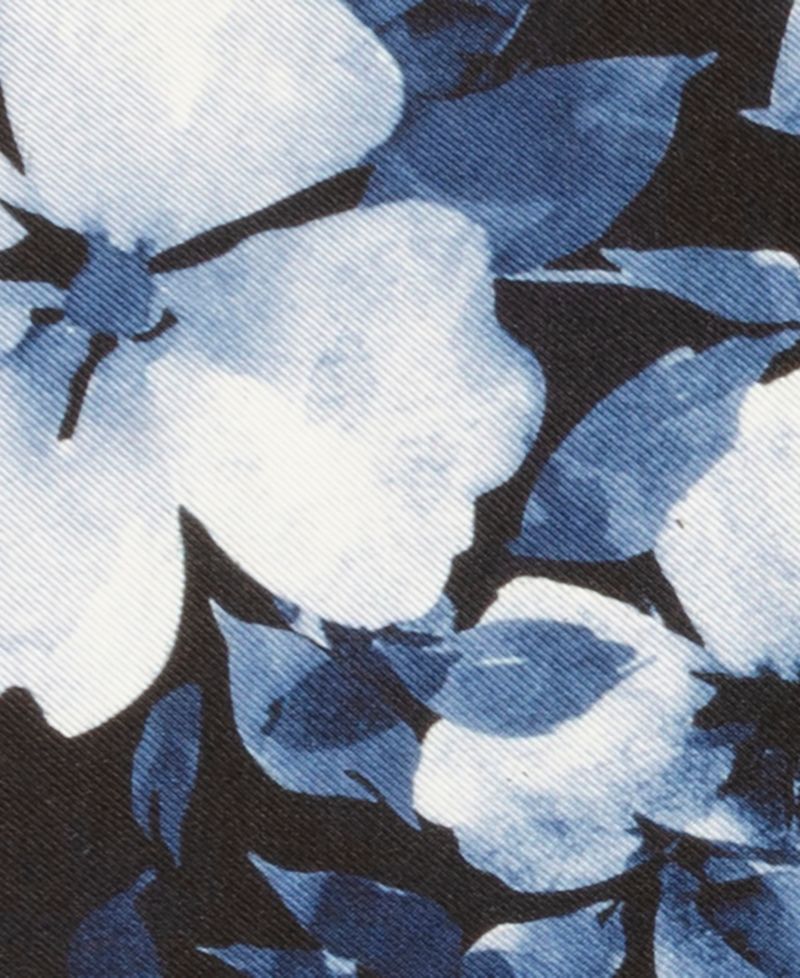 Men's Painted Floral Pocket Square