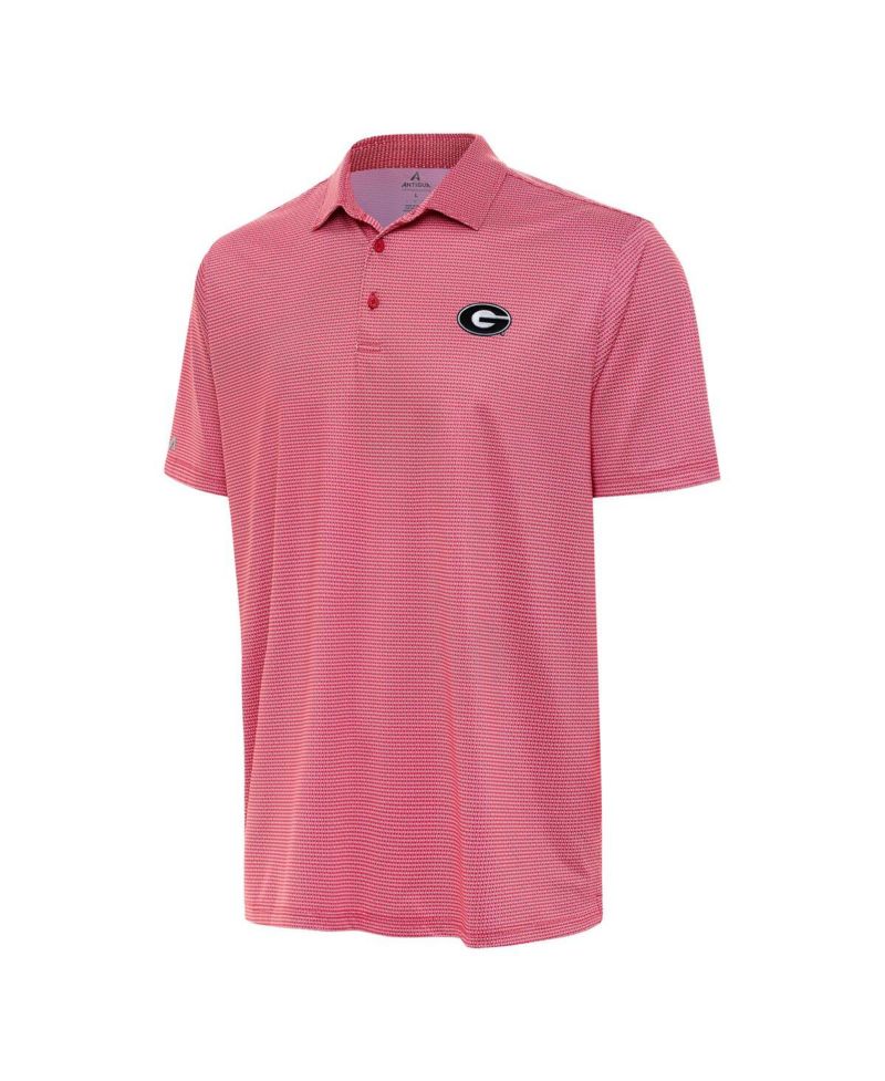 Men's Red Georgia Bulldogs Rings Polo Shirt