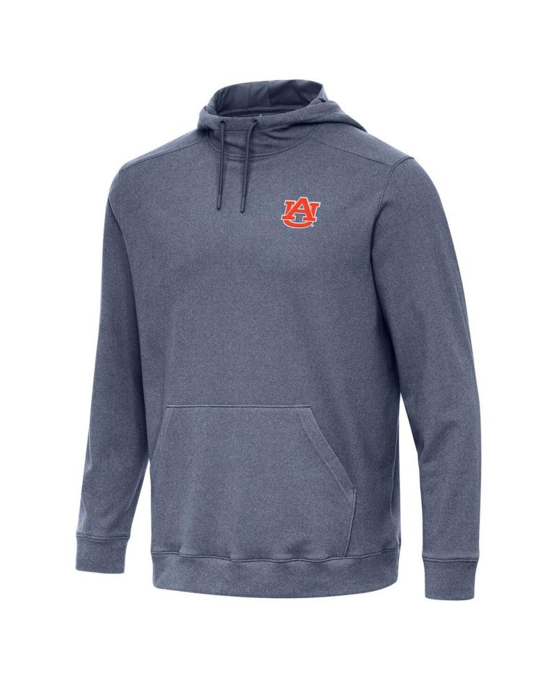 Men's Heather Navy Auburn Tigers Cloud Pullover Hoodie