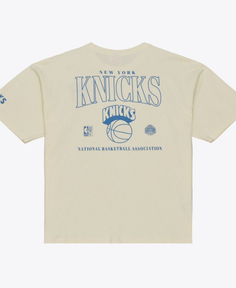 Men's Oatmeal New York Knicks Heritage Hues Oversized T-Shirt