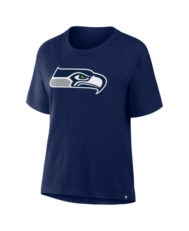 Women's College Navy Seattle Seahawks Essential Legacy T-Shirt