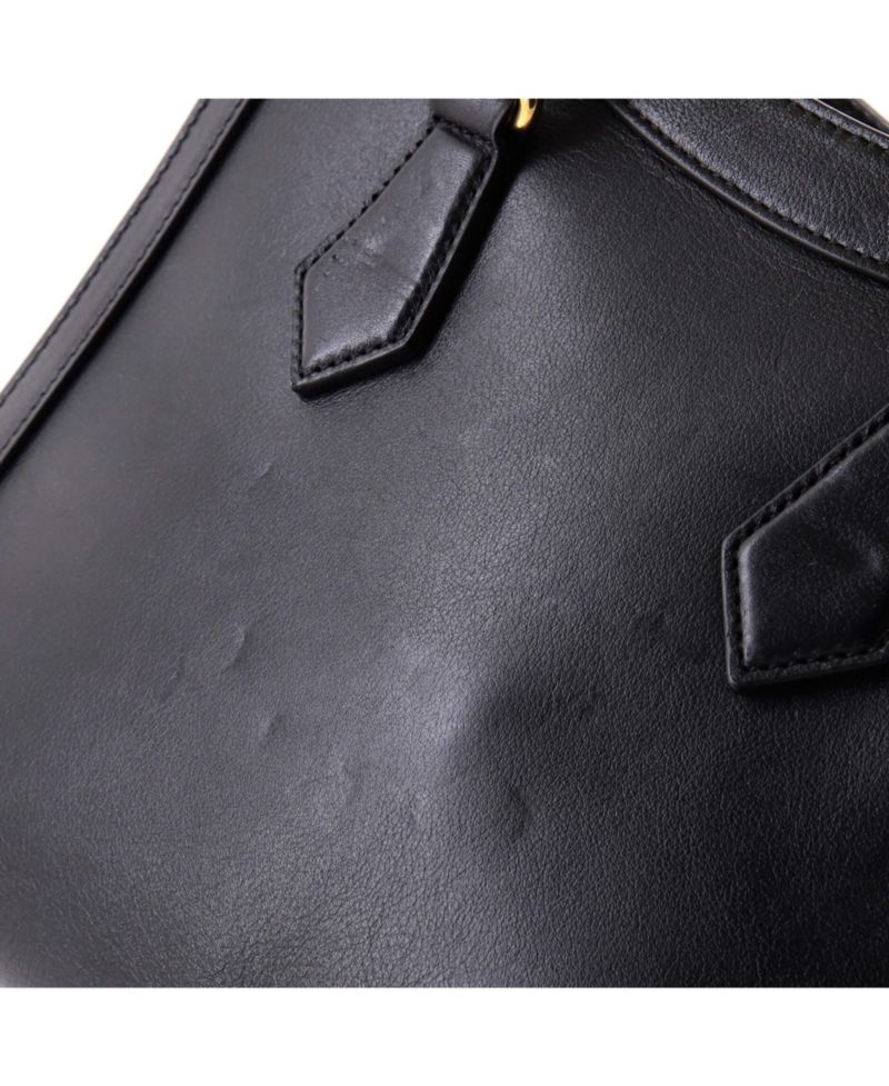 Small Diana NM Bamboo Handle Tote Leather