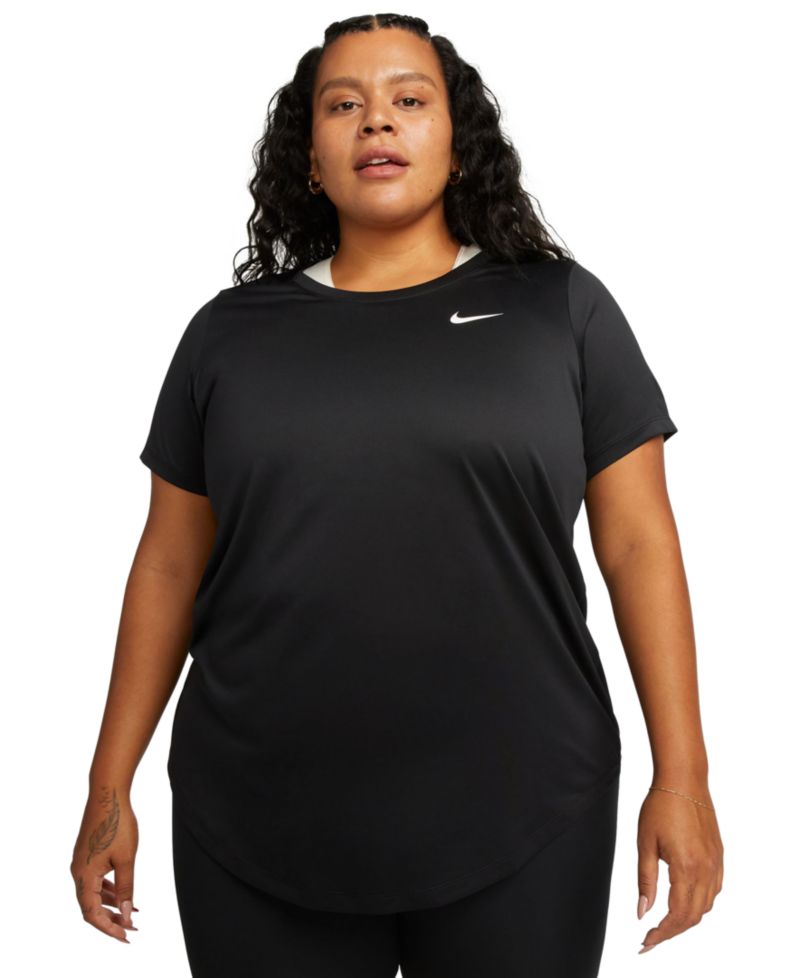 Plus Size Active Dri-FIT Women's Short-Sleeve Logo T-Shirt