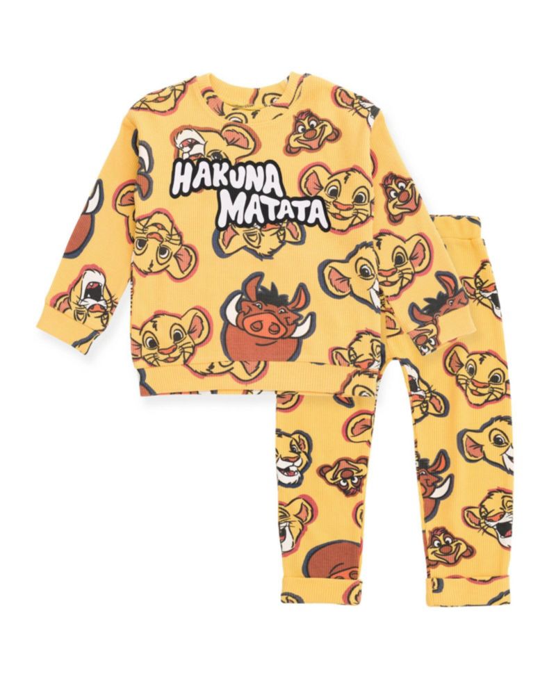 Toddler Boys (2T-5T) Loungewear 2-Piece Sweatshirt and Pants Set