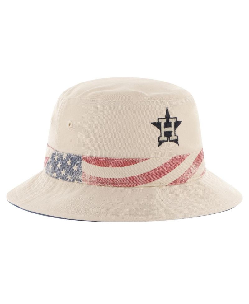 Men's Khaki Houston Astros Glory Daze Bucket Hat