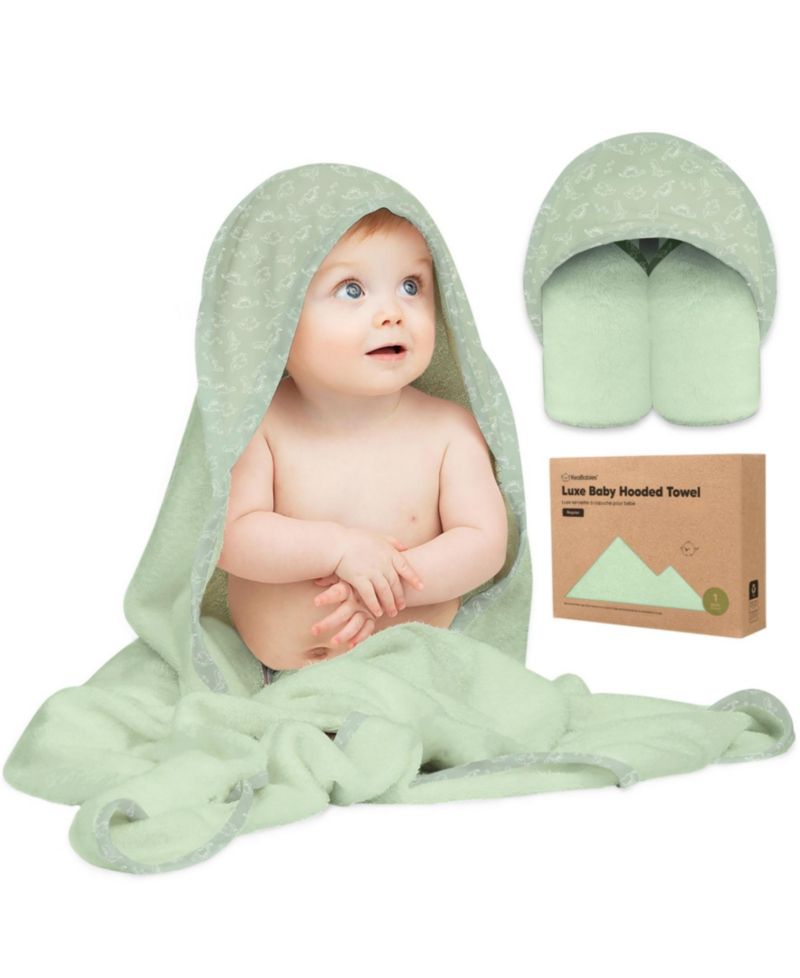 Luxe Baby Hooded Towel, Baby Bath Towel, Hooded Baby Towels, Baby Beach Towel for Newborn, Kids
