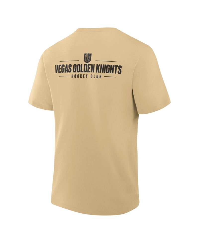Men's Gold Vegas Golden Knights Crash The Net Legacy T-Shirt