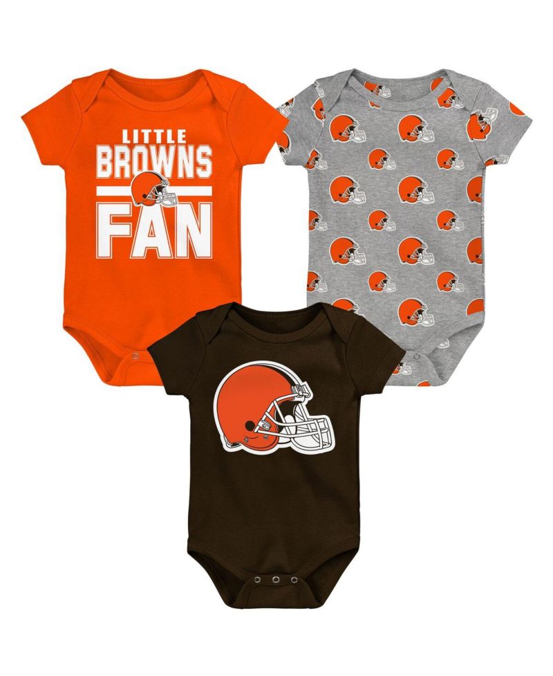Newborn 3-Piece Cincinnati Bengals Little Tike Bodysuit Set