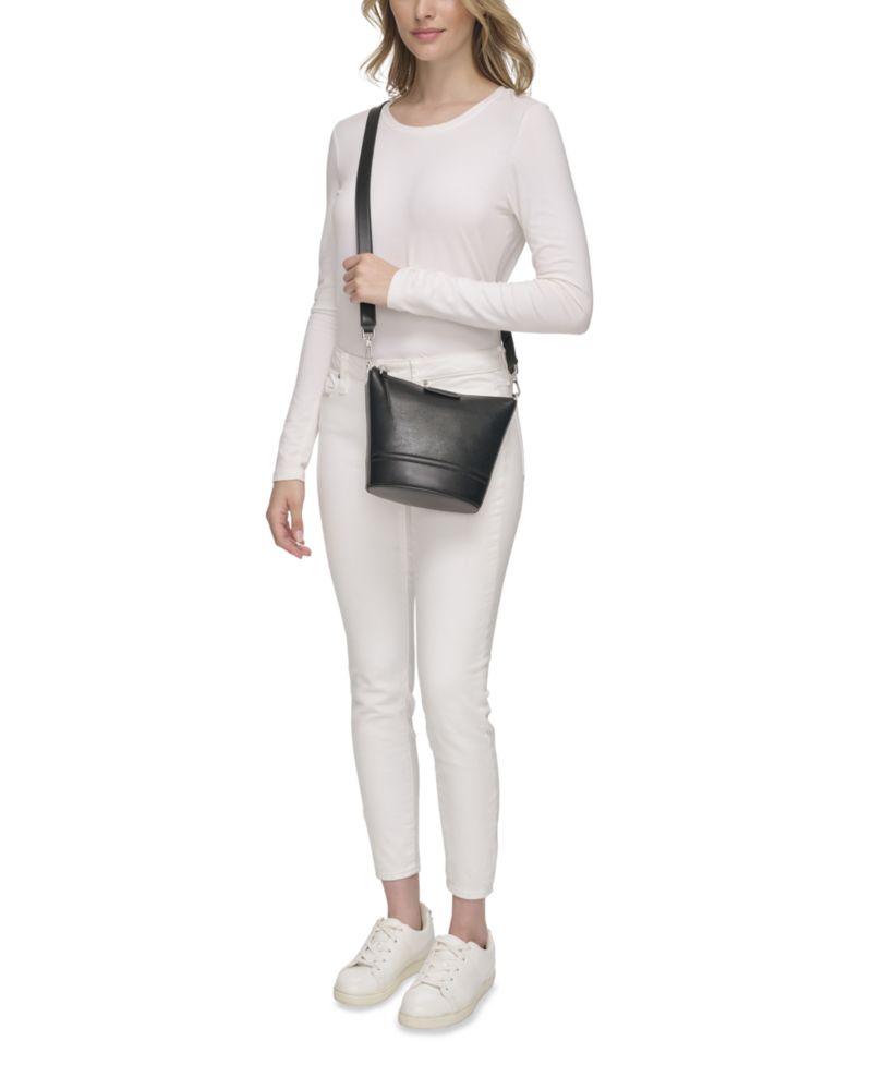 Ash Adjustable Top Zipper Crossbody