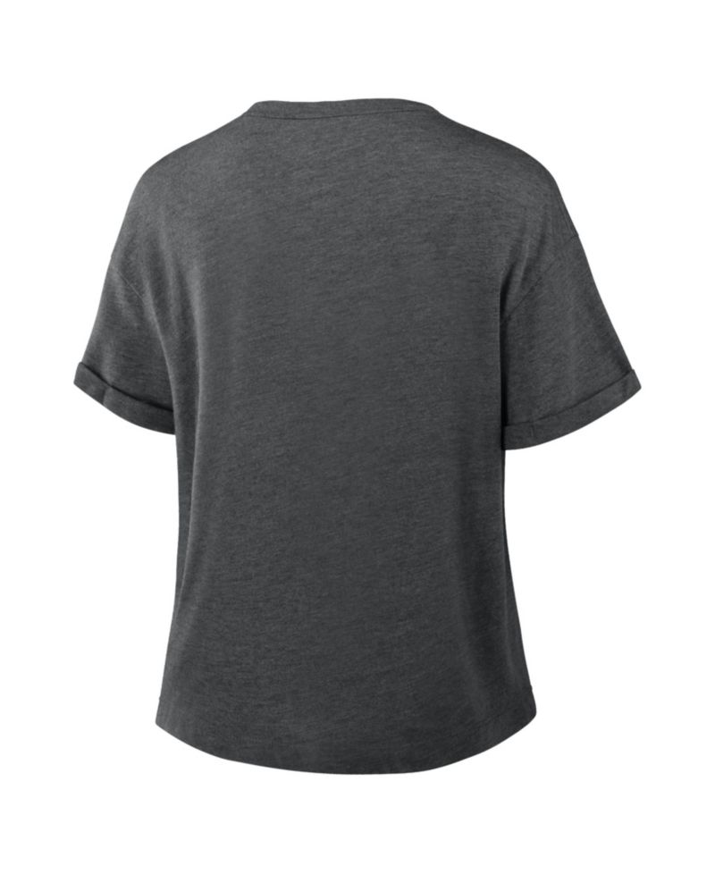 Women's Charcoal New York Knicks 2026 NBA Eastern Conference Champions Locker Room Tri-Blend T-Shirt