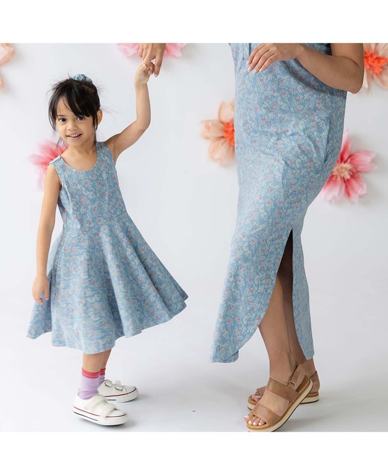 Girls Fair Trade Organic Cotton Sleeveless Twirl Dress