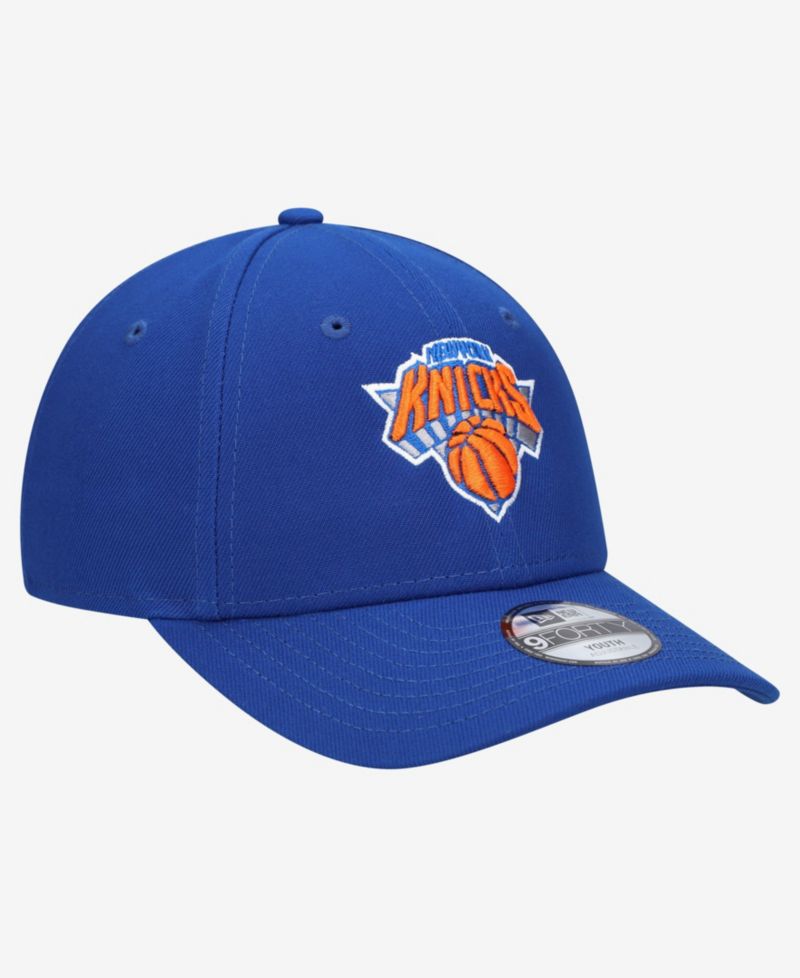 Big Boys and Girls Blue New York Knicks 9FORTY Adjustable Hat