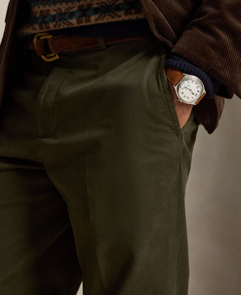 Men's Stretch Chino Suit Trousers