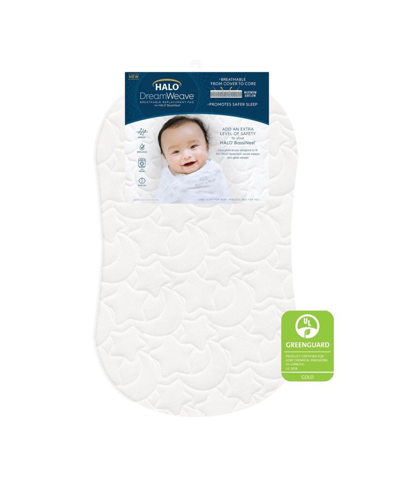 Baby Dreamweave Breathable Bassinest Replacement Pad