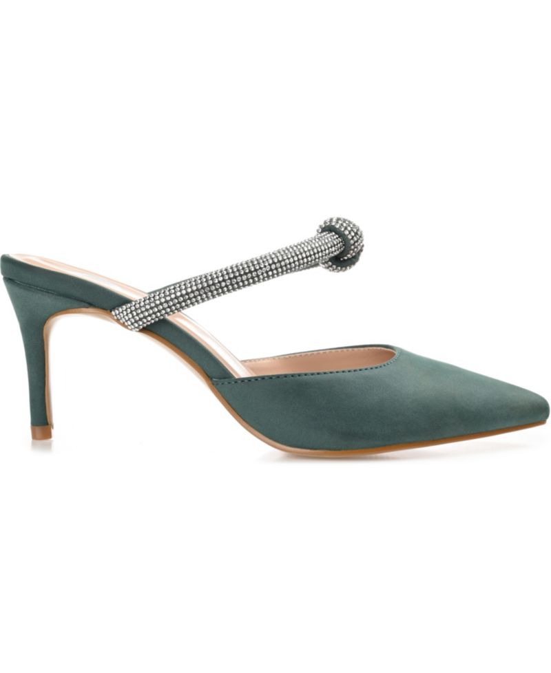 Women's Lunna Rhinestone Knot Slip-On Dress Pumps