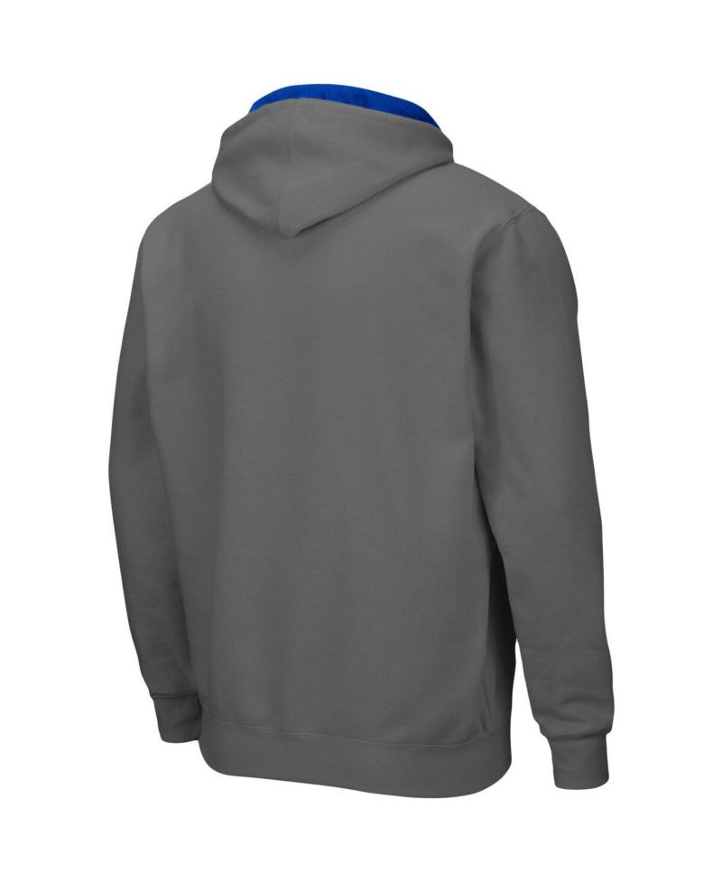 Men's Charcoal Florida Gators Big and Tall Full-Zip Hoodie