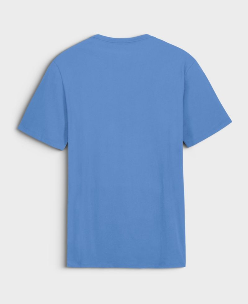 Men's Blue Tennessee Titans Old Fashion Rushing Legacy Cotton T-Shirt