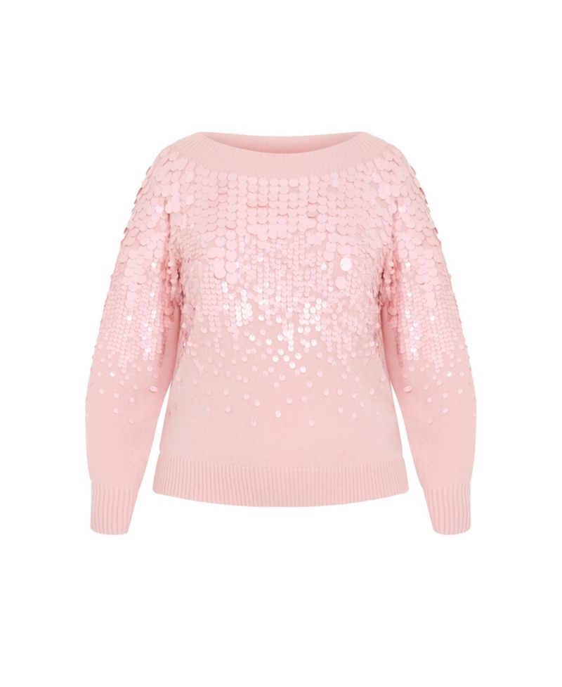Plus Size Braylin Sequin Jumper