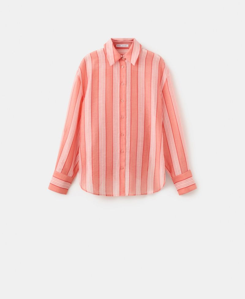 Women's Striped Linen-Lyocell-Blend Shirt