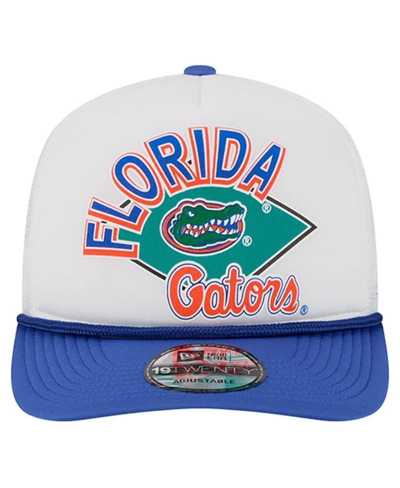 Men's White Florida Gators Diamond 19TWENTY Golfer Adjustable Hat